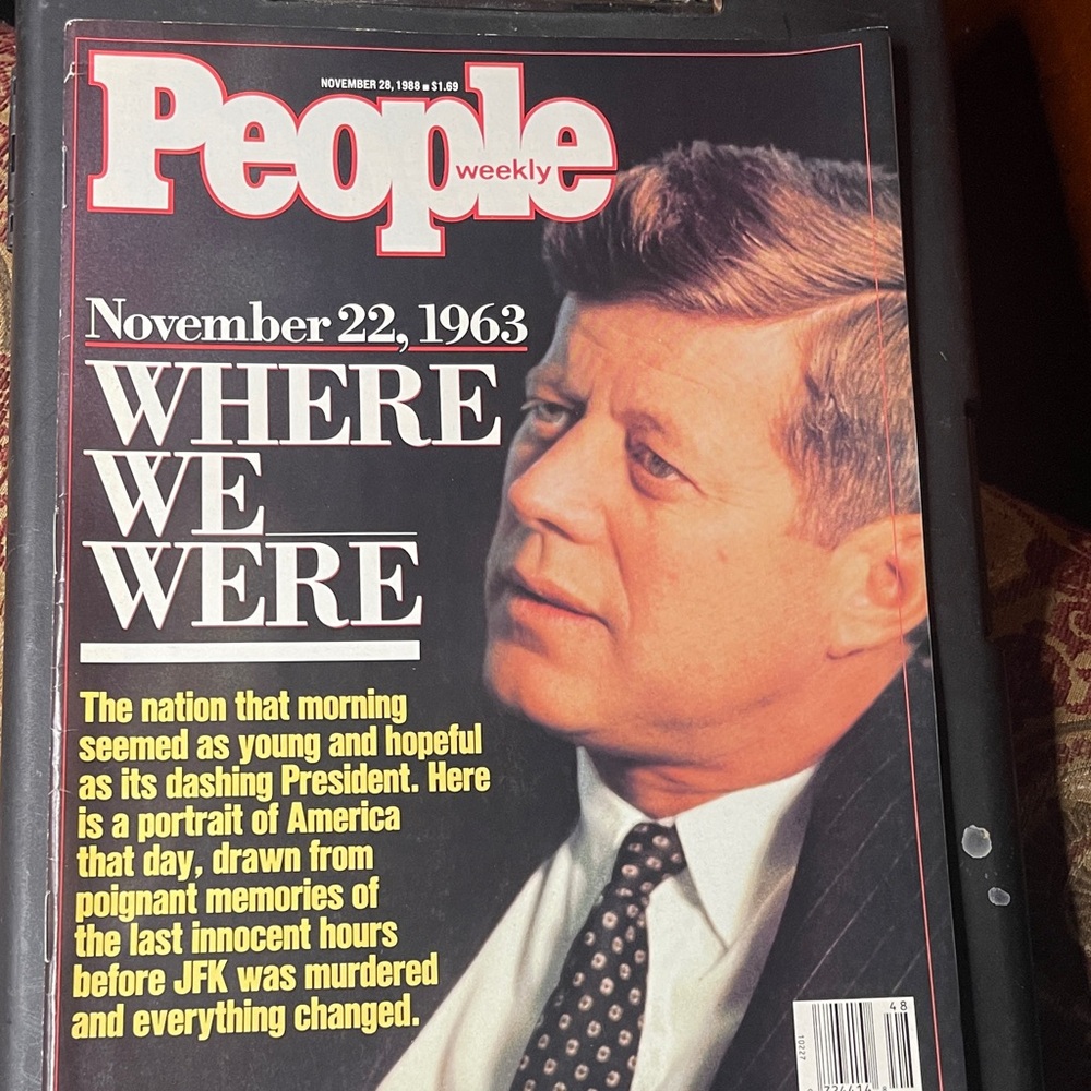 JFK-3 Vintage Magazines (November 22, 1963) stories. Mint condition-collectible.